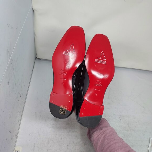 Christian Louboutin Greg on MENS Flat Patent Leather Shoe main image 10